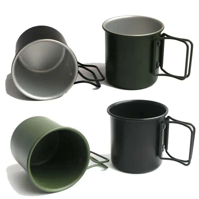 300ml Portable Folding Aluminum Camping Cup ZenBird Store