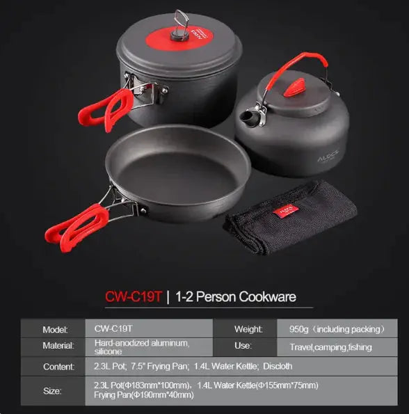 Portable Outdoor Cookware Set ZenBird Store