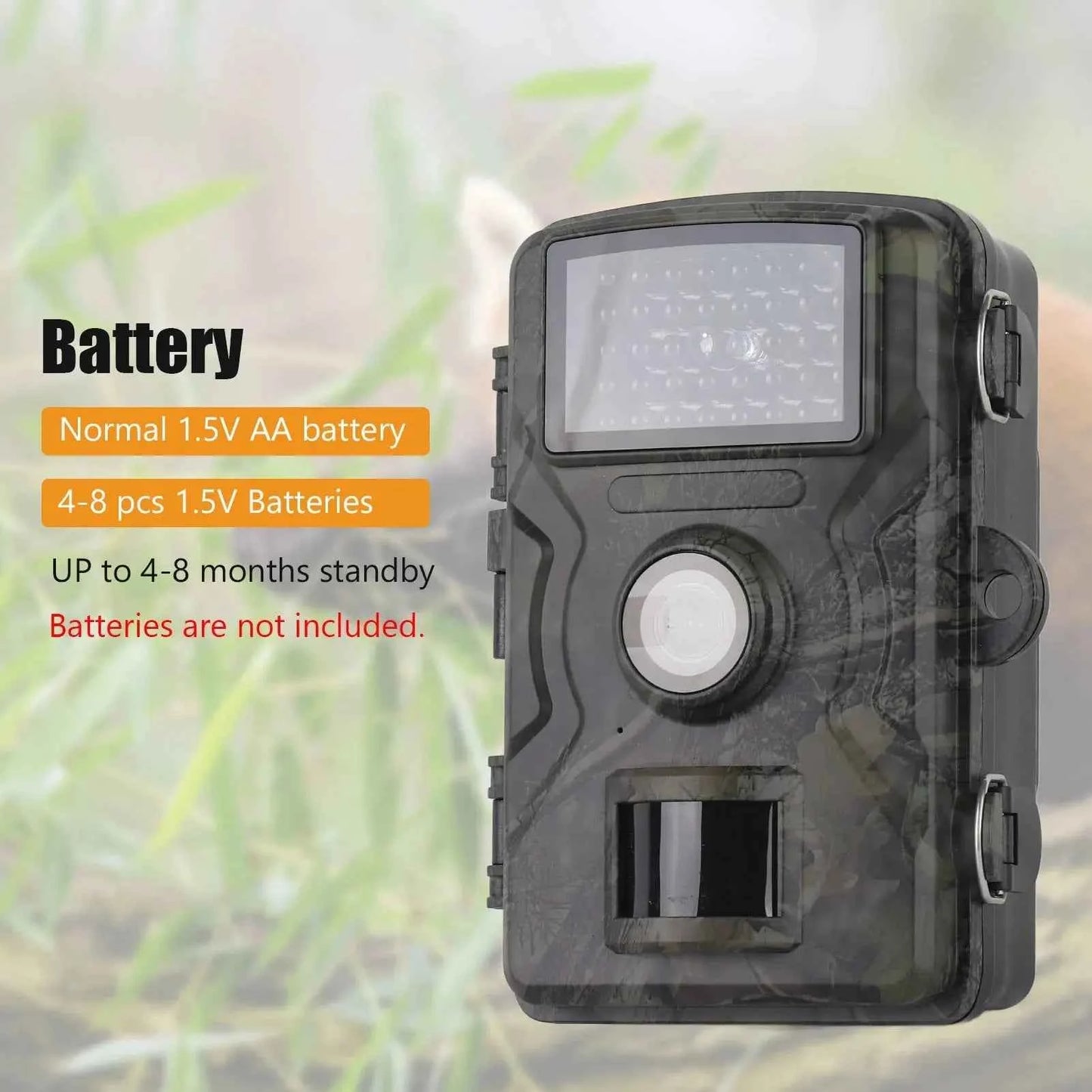 1080P LCD 16MP Hunting Trail Camera Infrared Night Vision IP66 Waterproof Motion Activated Photo Animal Observation Camera