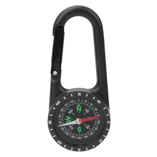 Kuuleyn Carabiner Clip On Compass HikingMini CompassDC40T Zinc Alloy Portable Carabiner Compass with Graduated Ring Outdoor Hiking Camping Navigation Tools ZenBird Store