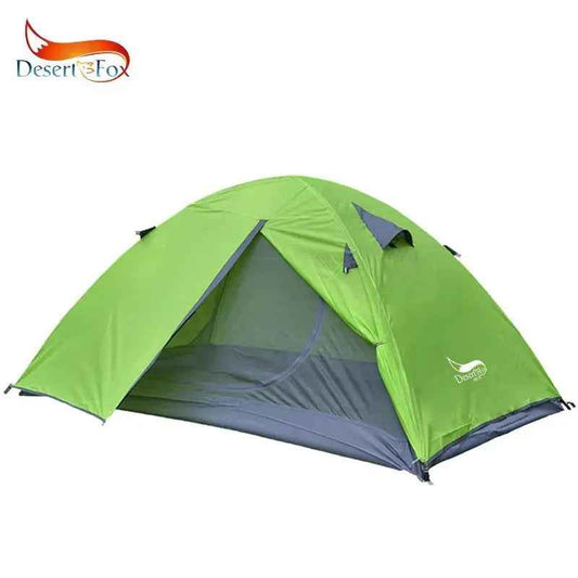 Desert&Fox Backpacking Tent 2 Person Aluminum Pole Lightweight Camping Tent