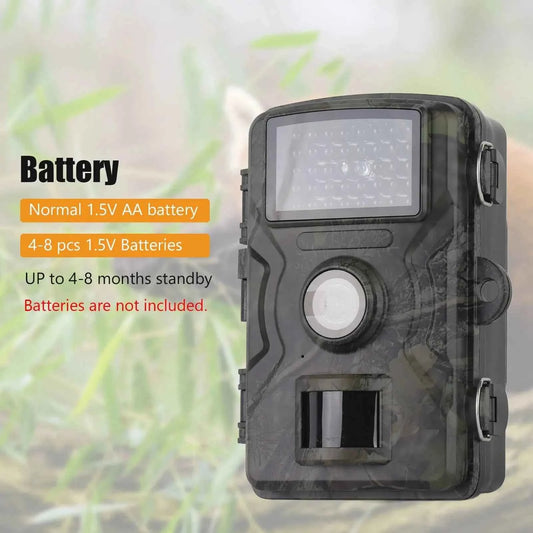 1080P LCD 16MP Hunting Trail Camera Infrared Night Vision IP66 Waterproof Motion Activated Photo Animal Observation Camera