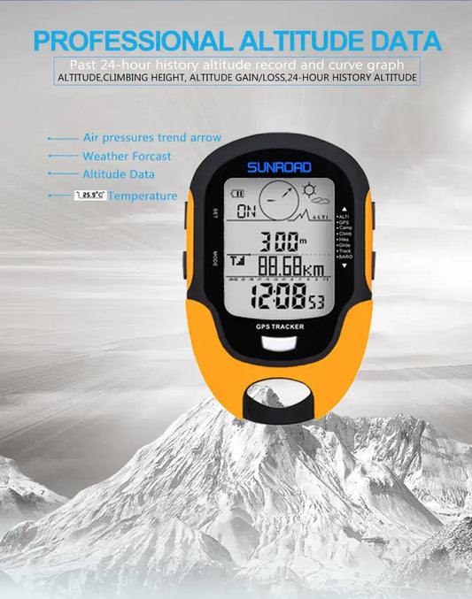 SUNROAD Handheld GPS Outdoor Altimeter and Compass ZenBird Store