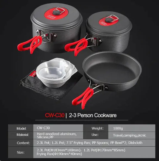 Portable Outdoor Cookware Set ZenBird Store