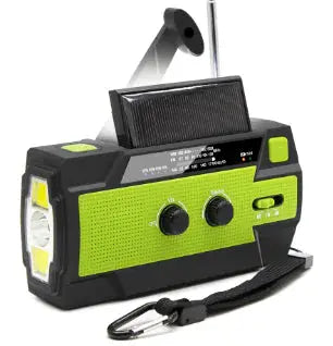 Survival Solar Radio Kit with Flashlight and Hand Crank ZenBird Store